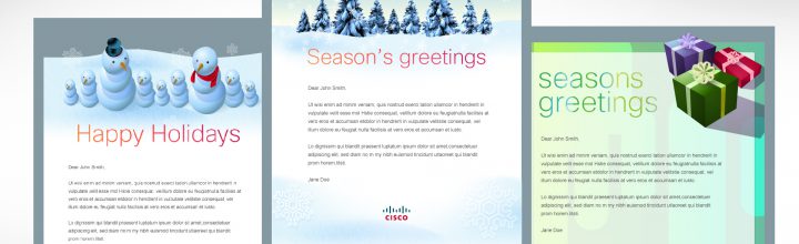 Cisco: Holiday Email
